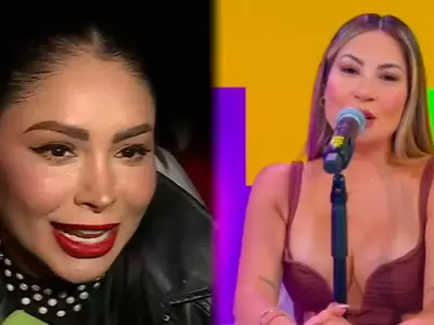 Pamela Franco se burla del comentario de Pamela L�pez sobre su "coraz�n negro".