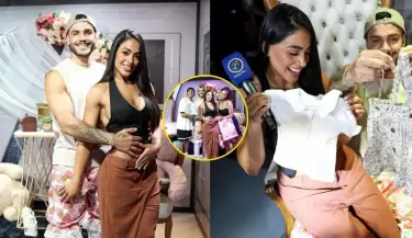 Mario Irivarren y Onelia Molina sorprenden con peculiar celebraci�n en vivo.