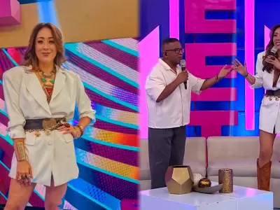 Cathy S�enz se luce como conductora de Est�s en Todas tras vencer el c�ncer.