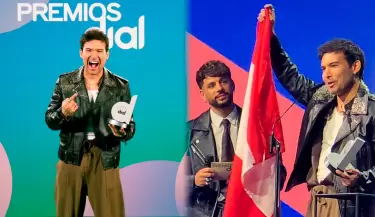 Ezio Oliva recibe el Premio Dial en Espa�a y emociona con su mensaje.