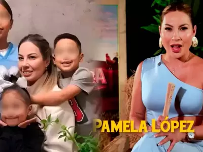 Pamela L�pez conmovida porque estar� alejada de sus tres hijos