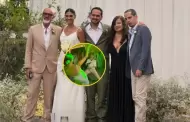 Carlos Alc�ntara y su esposa, Jossie Lindley, aparecen juntos tras su separaci�n en boda de su hijo