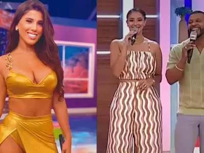 Xiomy Kanashiro sorprende con tajante reacci�n tras broma sobre Yahaira Plasencia en vivo.