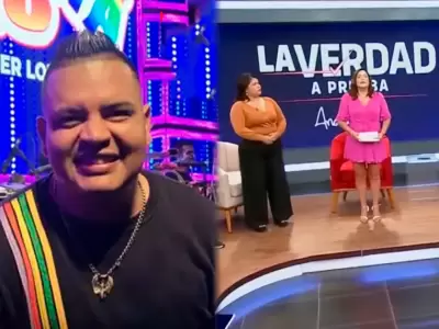 Animador de Armon�a 10 se somete a prueba de ADN en vivo y resultado lo quiebra.
