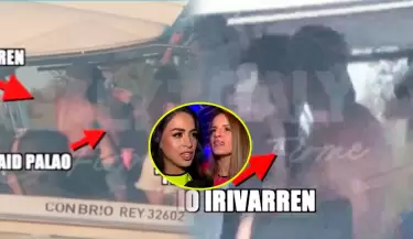 Said Palao y Mario Irivarren captados con mujeres en un yate en Argentina