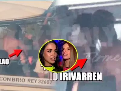 Said Palao y Mario Irivarren captados con mujeres en un yate en Argentina