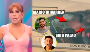 Magaly Medina arremete contra Mario Irivarren y Said Palao.