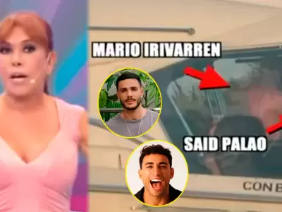 Magaly Medina arremete contra Mario Irivarren y Said Palao.