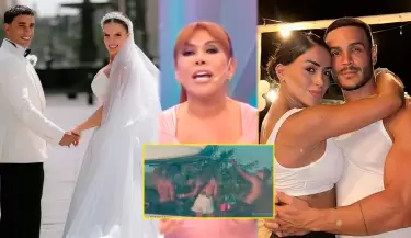 Magaly Medina lanza duro mensaje a Onelia Molina y Alejandra Baigorria tras ampay de Mario Irivarren y Said Palao.