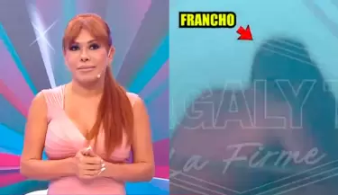 Magaly Medina fulmina a Francho Sierralta tras ampay.