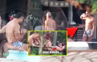 Said Palao y Mario Irivarren continuaron la fiesta con m�s mujeres en una casa en Argentina �Segunda parte!