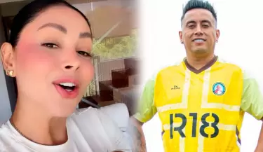 Pamela Franco canta derrochando mucho amor por Christian Cueva