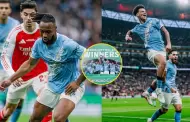 Manchester City se coron� campe�n de la EFL Cup tras vencer 2-0 al Arsenal en Wembley