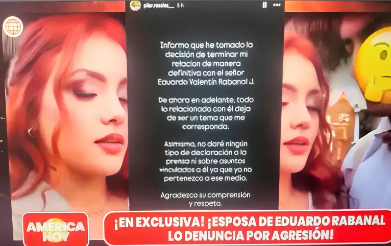 Comunicado de Pilar Rosales tras denuncia a Javier Rabanal.