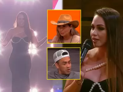 Melissa Klug llega al "La Granja VIP" y se encuentra con Diego Ch�varri y Pamela L�pez.