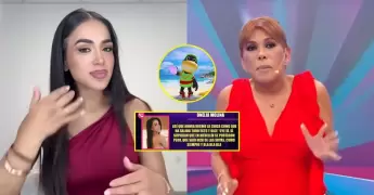 Xiomy Kanashiro imita a Christian Cueva en pleno "Am�rica Hoy".