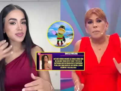 Onelia Molina acusa que 'urracos' de Magaly grabaran sin permiso conversaci�n sobre Alejandra.