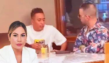 Christian Cueva es captado junto al cantante Dayron Mart�n