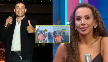 M�nica Cabrejos destruye a Said Palao por ampay en Argentina.