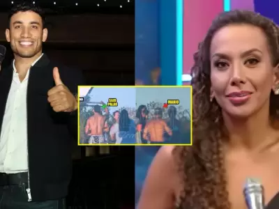 M�nica Cabrejos destruye a Said Palao por ampay en Argentina.