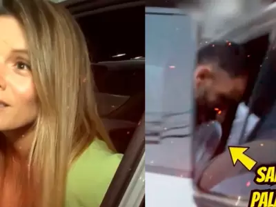 Alejandra Baigorria y Said Palao fueron captados juntos en medio de pol�mica.