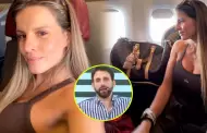 Peluch�n tras viaje de Alejandra Baigorria sin Said Palao: "Un asiento para ella y otro para su maleta"