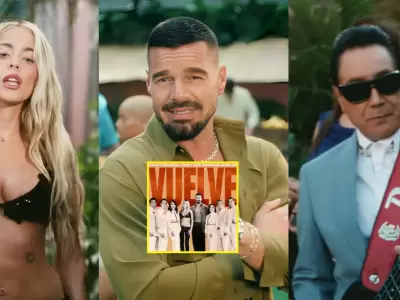 Ricky Martin transforma su ic�nica balada 'Vuelve' en cumbia junto a Tini y Los �ngeles Azules.