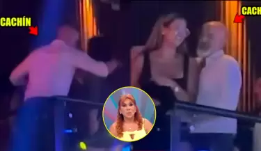 Carlos Alc�ntara reaparece de fiesta en Barranco y Magaly Medina lo expone.