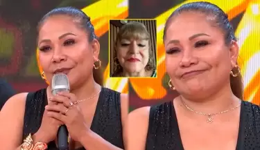 Marisol se quiebra en TV al recibir videollamada de su mam�.