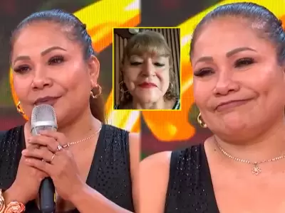 Marisol se quiebra en TV al recibir videollamada de su mam�.