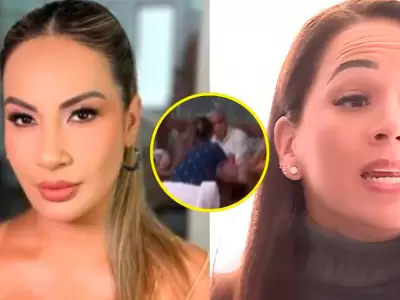 Melissa Klug tuvo fuerte calificativo contra Pamela L�pez sin saber que estaba en plena transmisi�n.