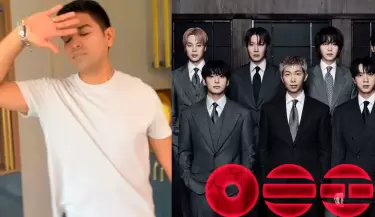 Christian Yaip�n celebr� la llegada de BTS a Per� bailando su nuevo tema.