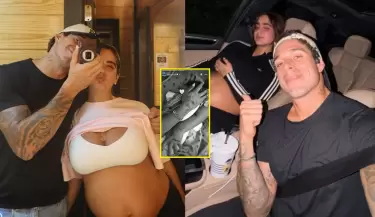 Hugo Garc�a e Isabella Ladera rompen su silencio tras foto de beb� recien nacido.