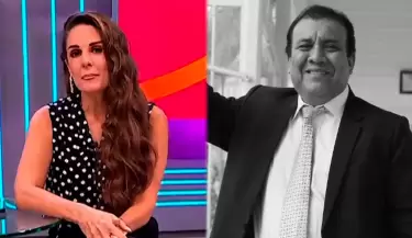 Rebeca Escribens no pudo ocultar su dolor en vivo tras fallecimiento de Manolo Rojas.