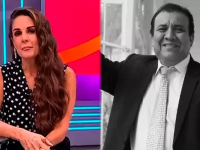 Rebeca Escribens no pudo ocultar su dolor en vivo tras fallecimiento de Manolo Rojas.
