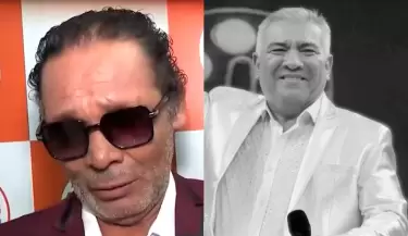 Kike Suero rompe en llanto tras fallecimiento de Manolo Rojas.