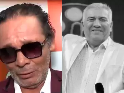 Kike Suero rompe en llanto tras fallecimiento de Manolo Rojas.