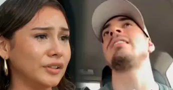 Magaly Medina record� su ampay a Jes�s Alzamora.