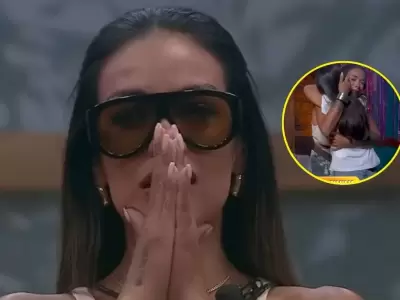 Shirley Arica rompe en llanto tras reencontrarse con su hija en 'La Granja VIP'.