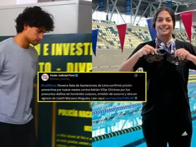 Poder Judicial ratifica prisi�n preventiva contra Adri�n Villar por caso Lizeth Marzano.