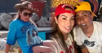 Pamela Franco habl� sobre Christian Cueva y Pamela L�pez.