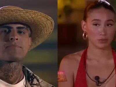 Paul Michael y Samahara Lobat�n se enfrentaron en 'La Granja VIP'.