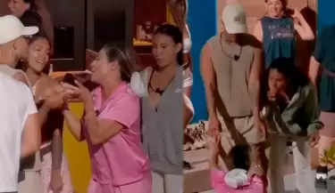 Shirley Arica, Pamela L�pez y Samahara Lobat�n protagonizaron fuerte bronca en "La Granja VIP".