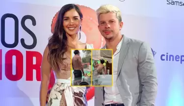 Korina Rivadeneira comparte momento con Mario Hart.