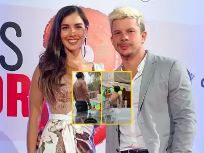 Korina Rivadeneira comparte momento con Mario Hart.