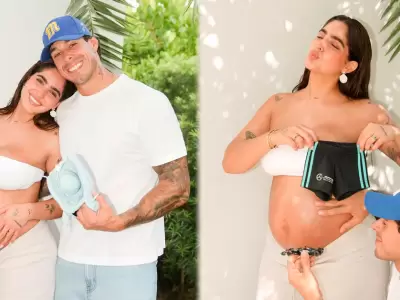Hugo Garc�a e Isabella Ladera anuncian el sexo de su beb� y conmueven.