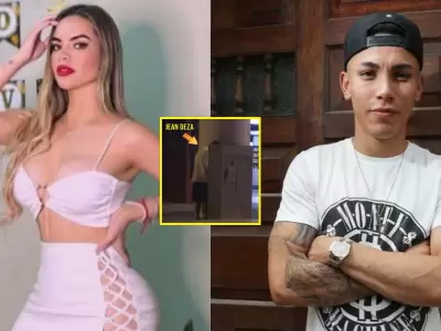 Jean Deza vuelve a la pol�mica tras ser grabado orinando en la v�a p�blica.