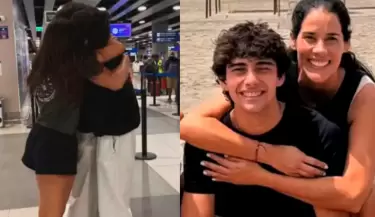 Salvador Cernadas, hijo de Gianella Neyra, se fue del pa�s.