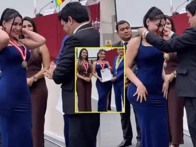 Parlamento Andino premia a modelo, Karen Paniagua en acto oficial y desata ola de cr�ticas.