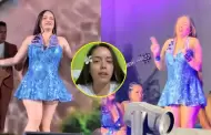 Kiara Lozano se niega a bailar 'la boa' en concierto de Coraz�n Serrano y genera pol�mica: "Duele la columna"